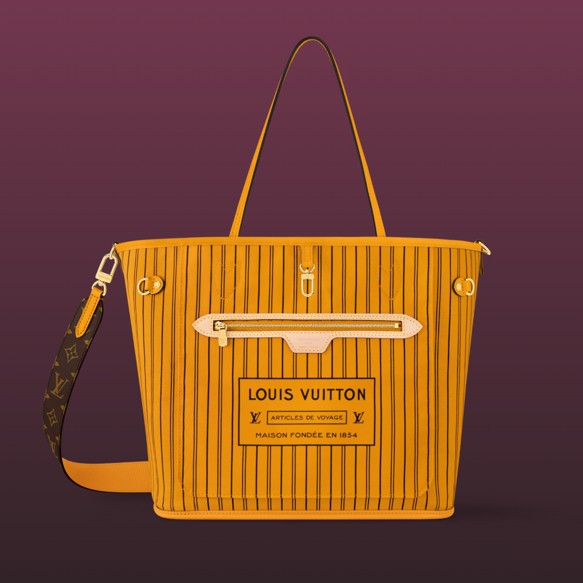 Neverfull Bandoulière Inside Out MM