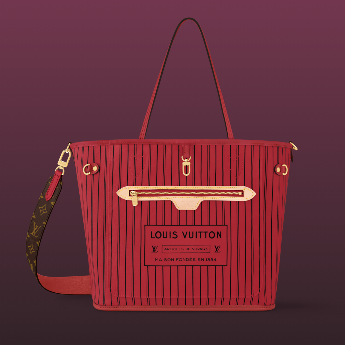 Neverfull Bandoulière Inside Out MM